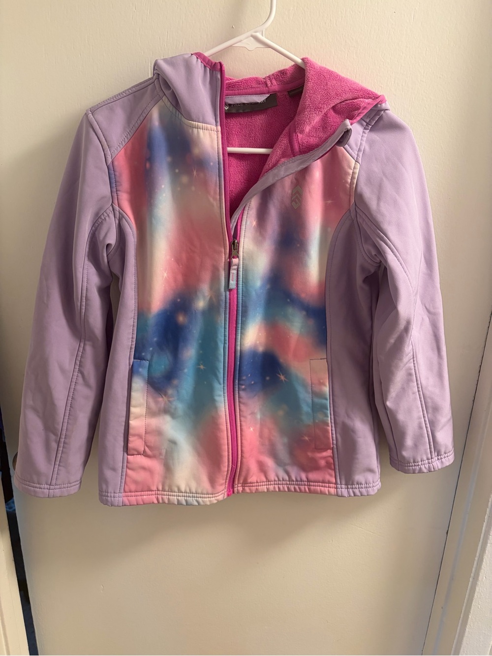 Free Country Lavender Galaxy Puffer Jacket - Pink & Blue